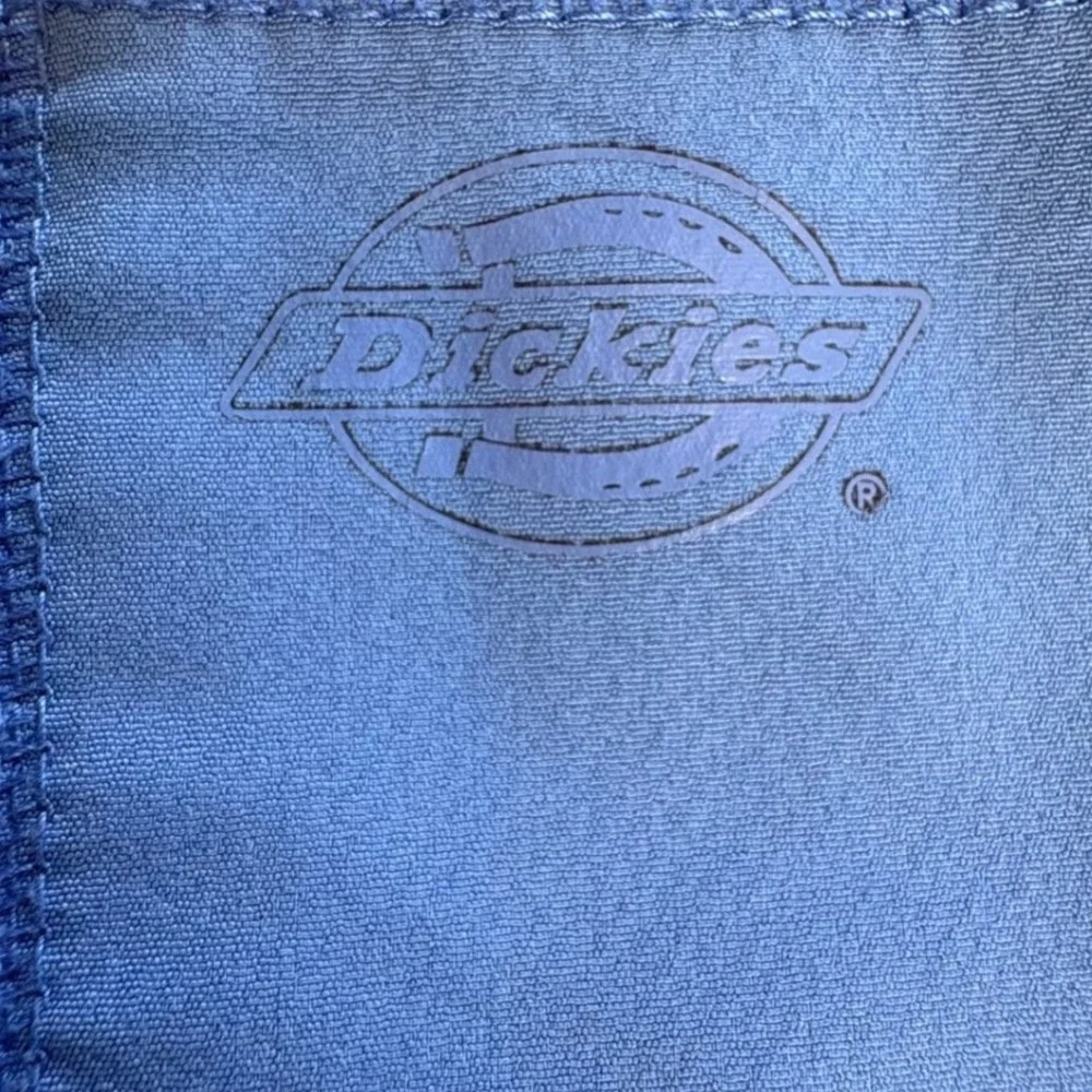 Dickies Dynamix DK110 Blue Ceil Cargo Scrub Pants Mens M Straight Leg Stretch
